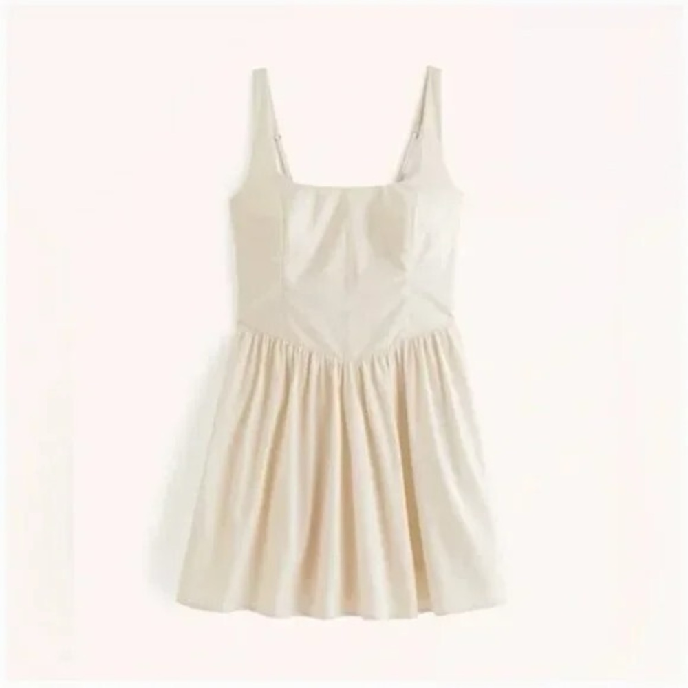 Abercrombie & Fitch Cream Mini Sundress - Picture 2 of 11